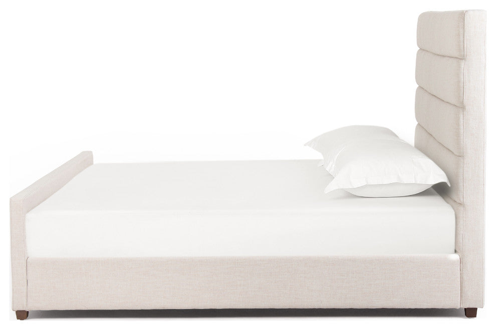 Daphne Bed-Cambric Ivory-King