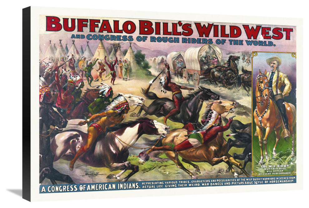 Buffalo Bill's Wild West And Congress Of Rough Riders Of The World, 1, 30x21