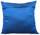 Blue Decorative Pillows Art Silk 20"x20" Sofa Pillow Covers, Royal Blue Tops