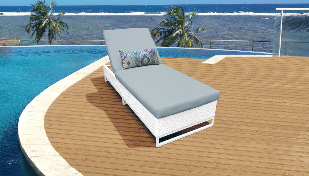 Miami Chaise Outdoor Wicker Patio Furniture Spa