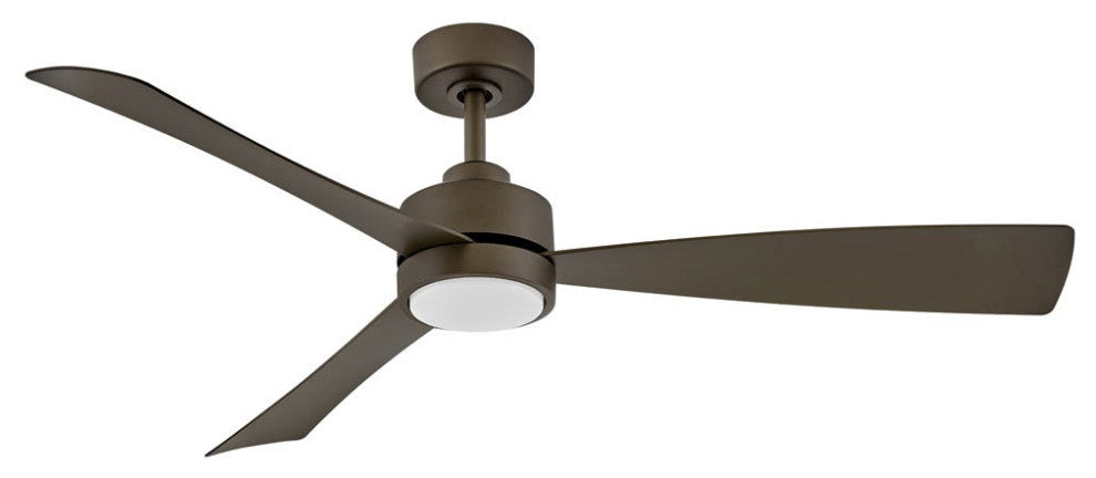 Hinkley Iver 56" Indoor/Outdoor LED Fan with, Metallic Matte Black