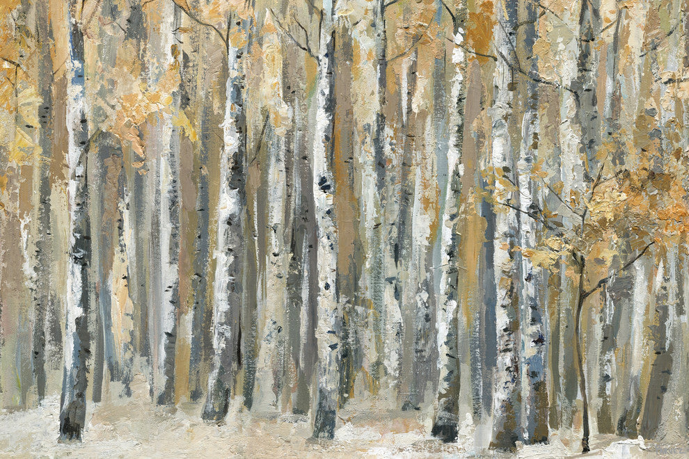 "Autumn Forest II" Painting Print on Wrapped Canvas, 60"x40"