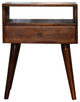 Modern Chestnut Solid Wood Nightstand