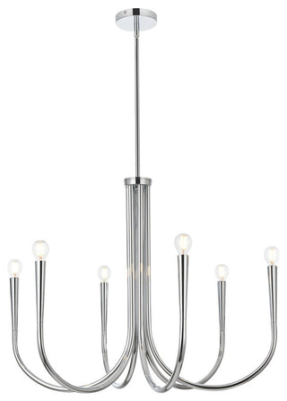 Home Living 30" Chandelier, Chrome