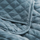 Bare Home Diamond Stitched Coverlet Set, Coronet Blue, Full/Queen