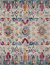 Noori Rug Low-Pile Rolland Ivory/Pink Rug