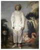 "Pierrot, Also Known As Gilles" Paper Print by Jean-Antoine Watteau, 15"x18"
