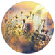 Sunny Meadow Flowers And Grass, Flower Disc Metal Artwork, 23"