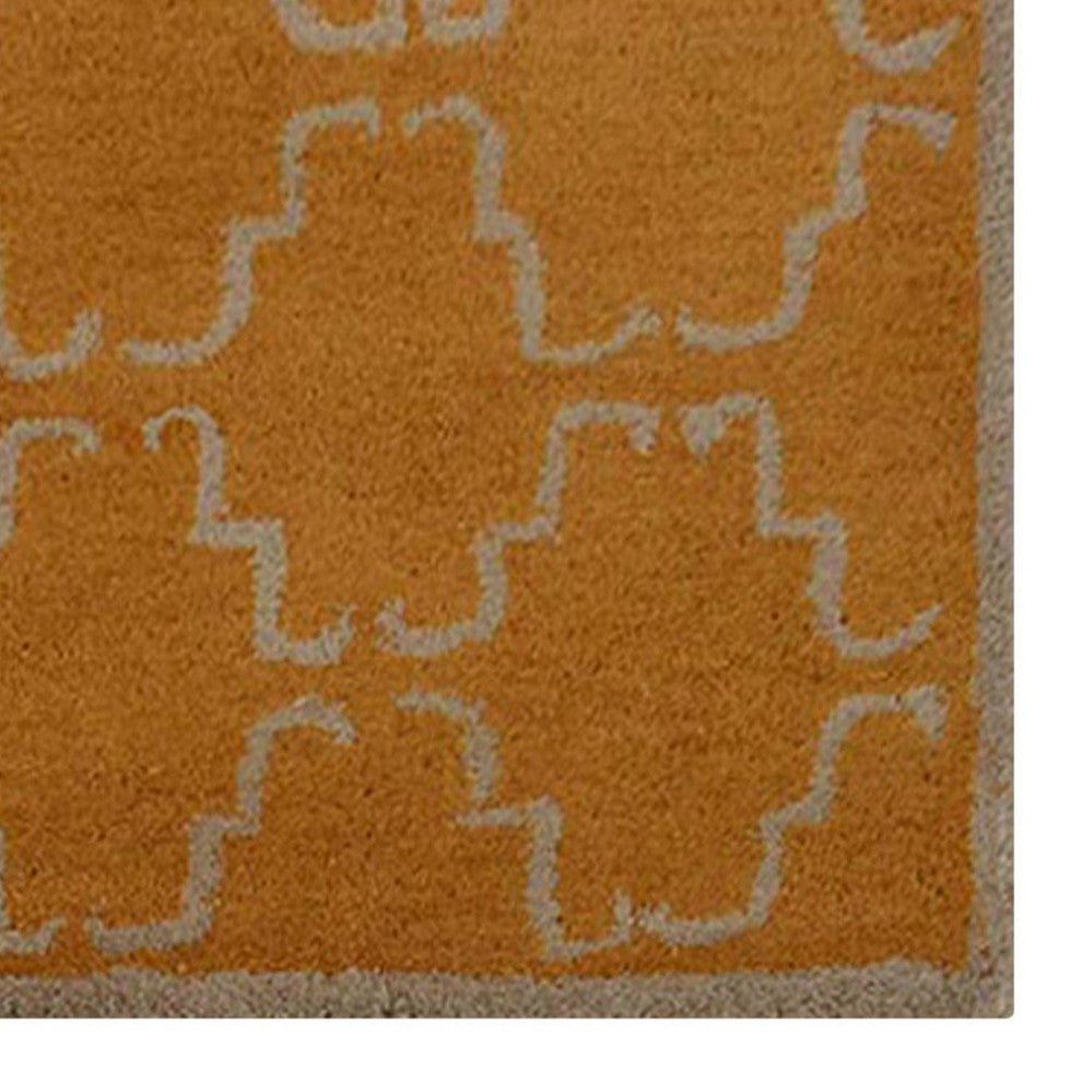 HAND TUFTED WOOL ECO-FRIENDLY AREA RUGS - Rectangle,Gold Beige,Contemporary
