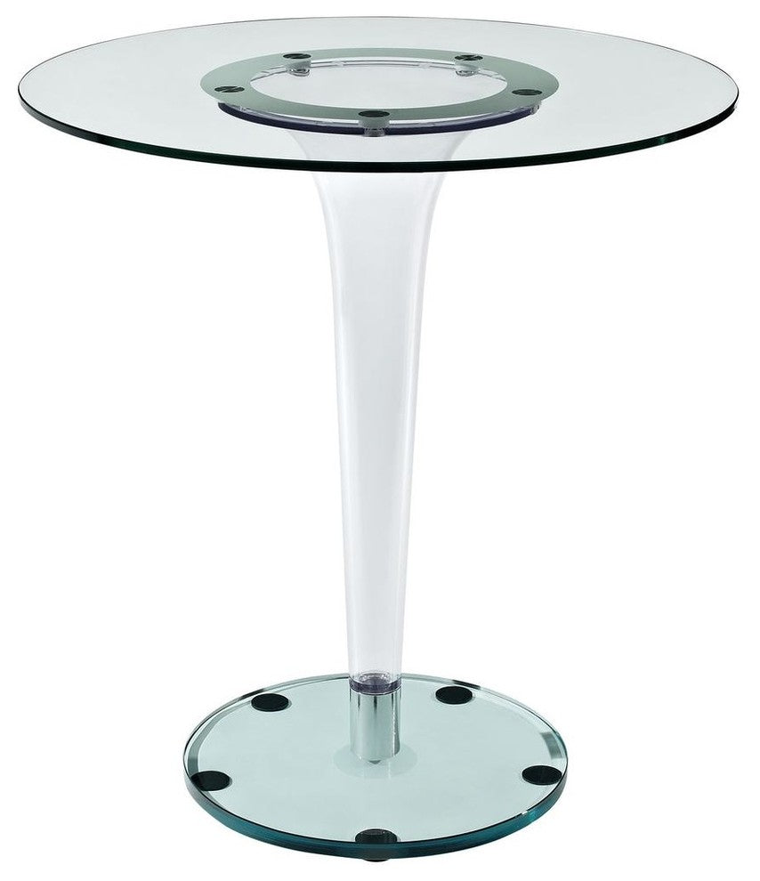 Gossamer Dining Table in Clear
