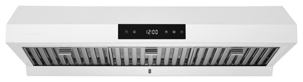 Hauslane | Chef Series PS18 Under Cabinet Kitchen Range Hoods, Matte White, 36"