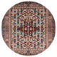 Ahgly Company Indoor Round Mid-Century Modern Area Rugs, 3' Round