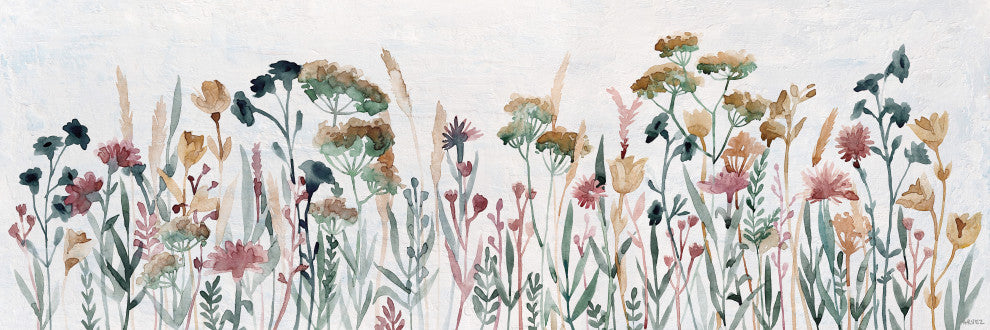 "Pretty Wildflowers" Painting Print on Wrapped Canvas