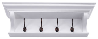 Halifax 4 Hook Coat Rack 70cm
