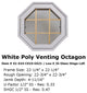 Rambler Breeze 4 Season Poly Window, Grille, Hinged Left, White, Low-E Insulated