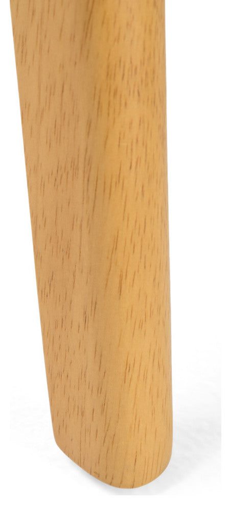 Skylar Dining Chairs, Set of 4, Dark Gray/Natural Oak