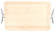 Rectangle Cutting Board, Boat Cleat Handles, Maple, 15"x24"x1.25"
