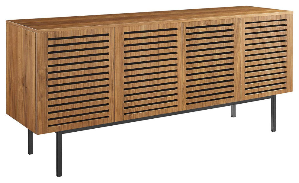 Parker 73" Tall TV Stand Walnut
