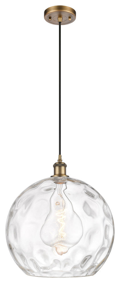 Innovations 516-1P-BB-G1215-14 1-Light Pendant, Brushed Brass