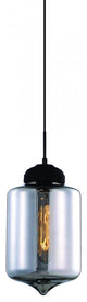 Matteo Lighting C41401SM One Light Pendant, Smoke Finish