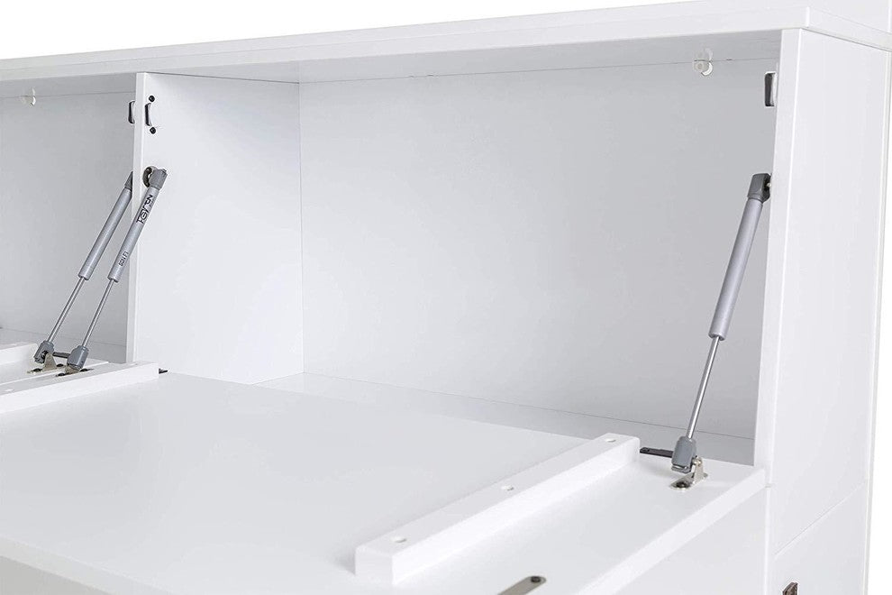 Memomad Bali Storage Headboard (King Size, Off White)