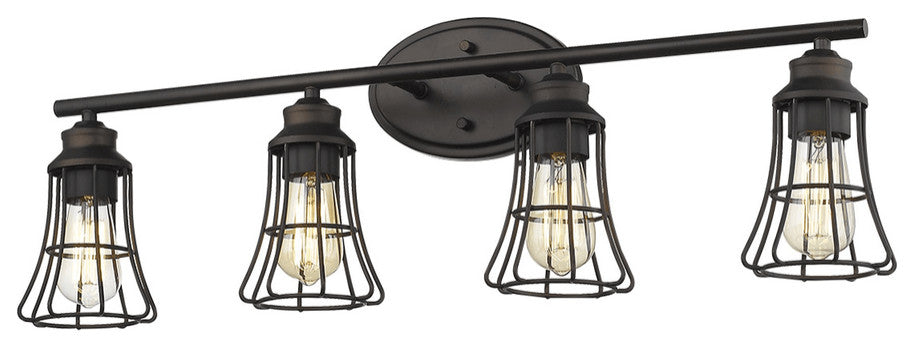 Piers 4-Light Oil-Rubbed Bronze Vanity