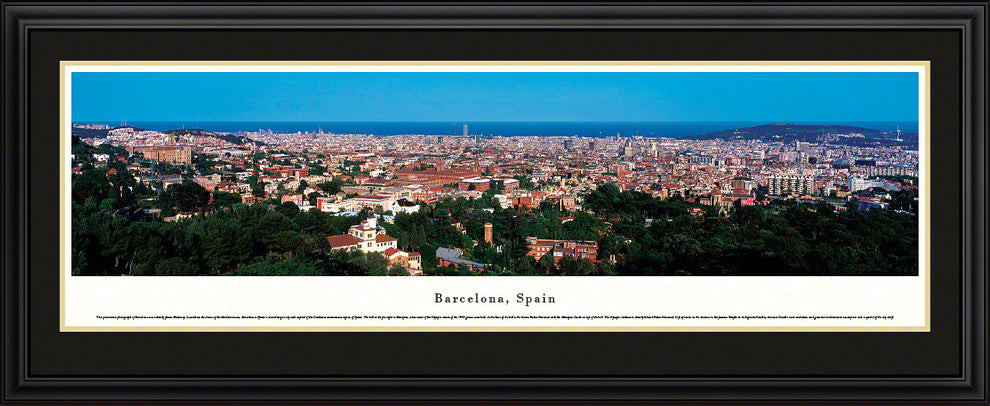 Barcelona, Spain, Deluxe Frame