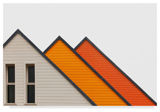 Massimo Della Latta 'Orange Homes' Canvas Art, 32"x22"