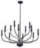 12-Light Modern Pendant Light Candle Style Ceiling Light