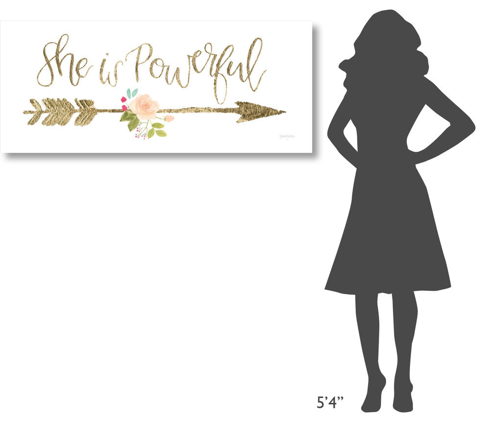 "Girl Power VII" Digital Paper Print by Jenaya Jackson, 52"x22"