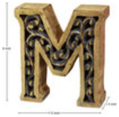 Handmade Eco-Friendly Wall Decor Alphabet Letter Block, 1.3x7.8x7.5