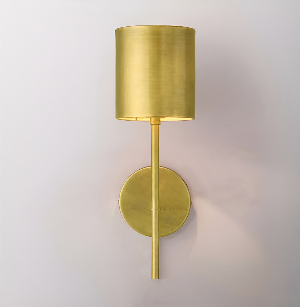 Luxury Wall Lamp in Classic European Style, Living Room, Bedroom, Vintage Copper, Warm Light