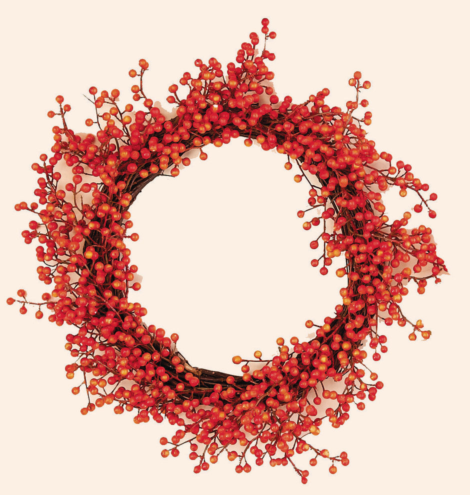 18" Fall Berry Wreath