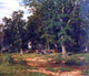 Ivan Ivanovich Shishkin Haymaking in oak grove Wall Decal