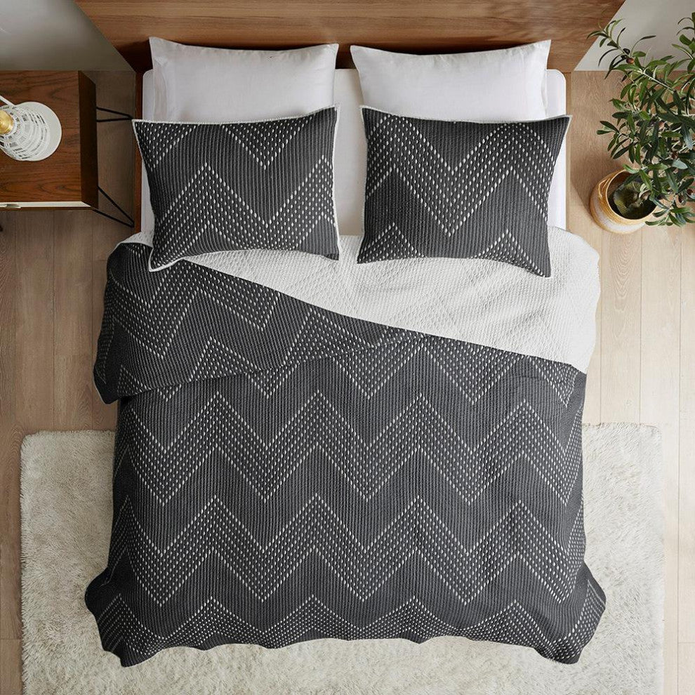 100% Cotton Embroidered Coverlet Set Ii13-1201