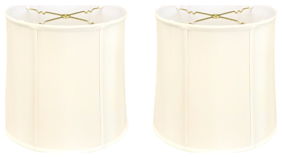 Royal Designs Drum Lamp Shade, Eggshell, 11 X 13 X 11, Set of 2