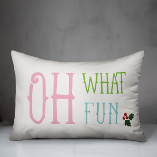 Oh What Fun 14"x20" Throw Pillow
