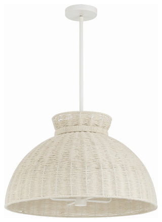 Reese 4-Light Matte White Pendant