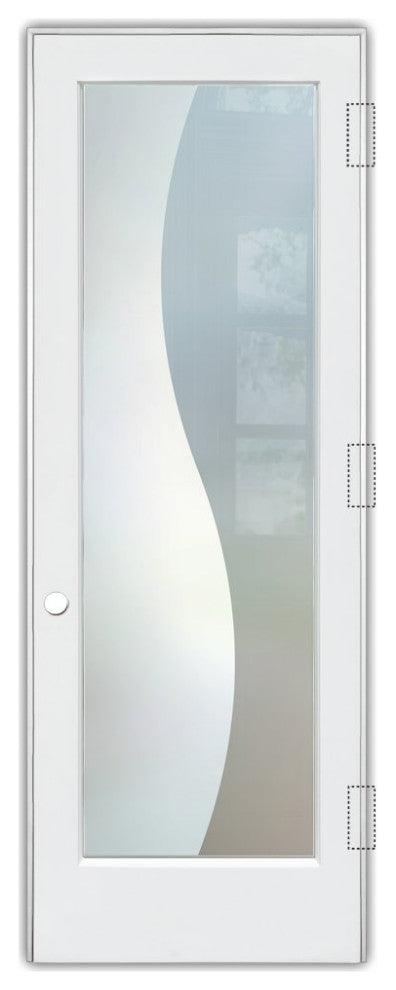 Interior Prehung Door or Interior Slab Door - Divise - Primed - 28" x 96" -...