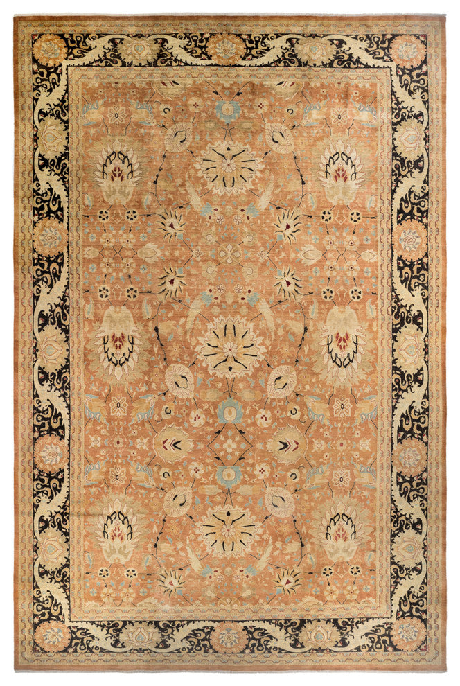Mogul, One-of-a-Kind Hand-Knotted Area Rug Brown, 12'0"x18'6"