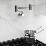 Motegi Wall Mount Pot Filler, Polished Chrome