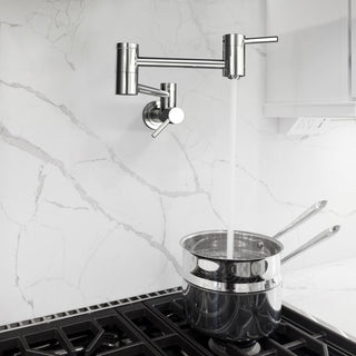 Motegi Wall Mount Pot Filler, Polished Chrome