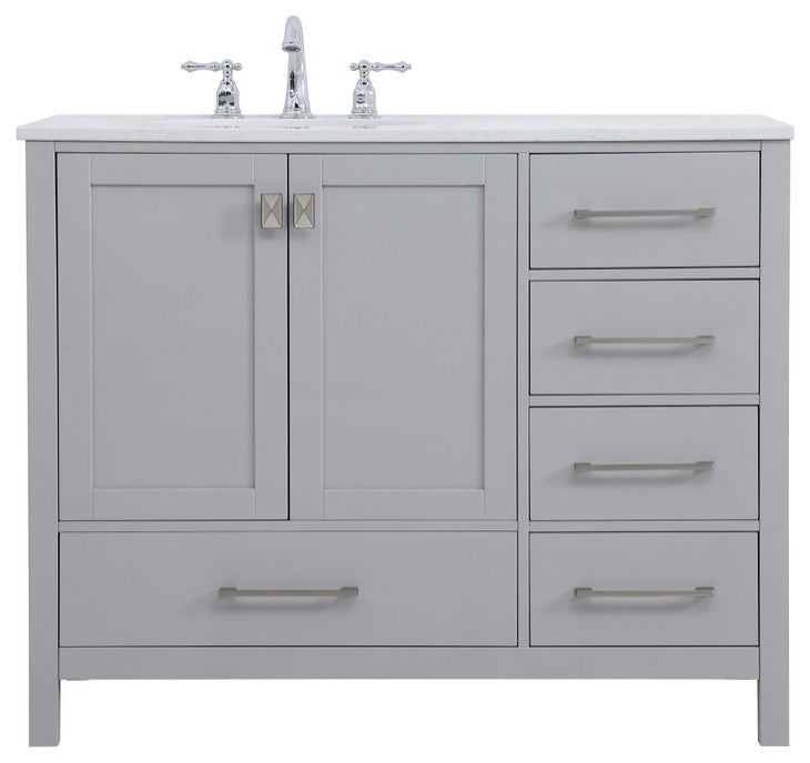 Isabel Grey 42" Single Sink Bathroom Vanity