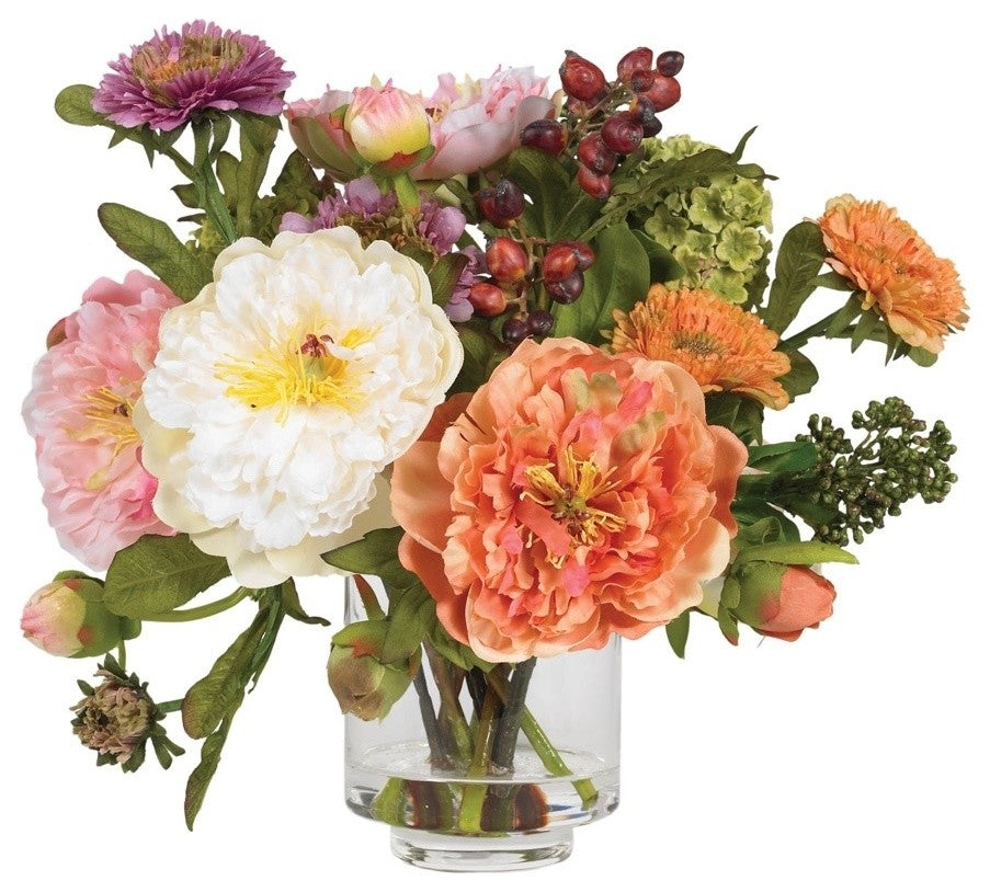 Peony Silk Arrangement