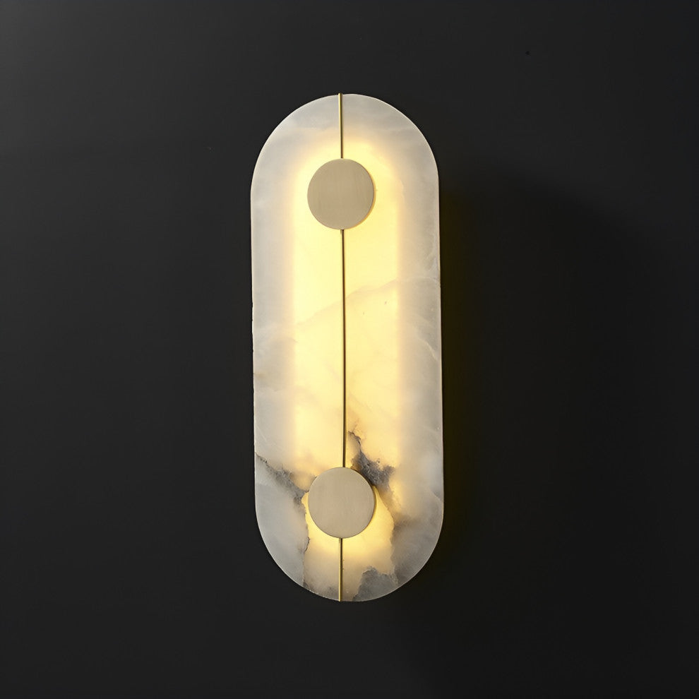 Luxury Marble Wall Lamp for Bedroom, Living Room, Kitchen, B