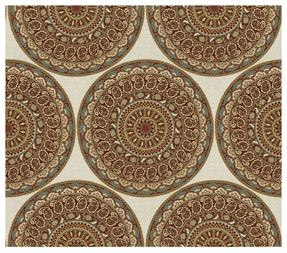 "Mandala Road Pattern I" Digital Paper Print by Daphne Brissonnet, 38"x33"