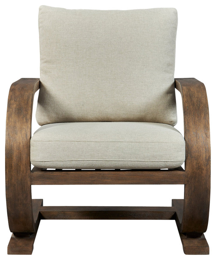 Uttermost Bedrich Wooden Accent Chair