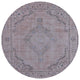 Ahgly Company Indoor Round Mid-Century Modern Area Rugs, 5' Round