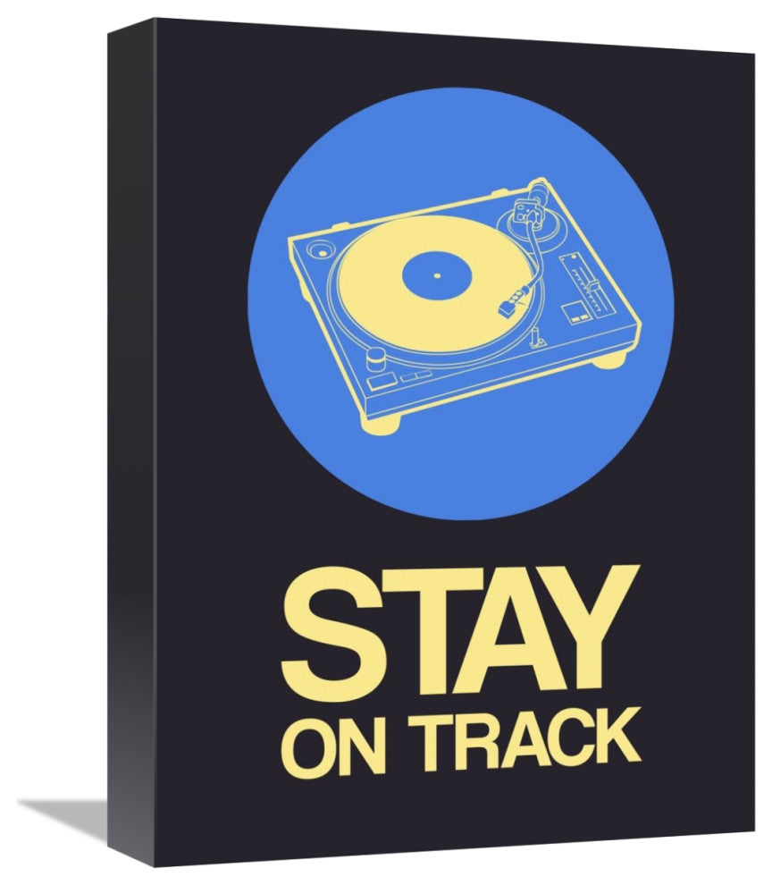 "Stay On Track Record Player 2" Fine Art Print