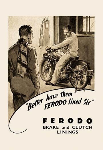 Ferodo Brake and Clutch Linings- Gallery Wrapped Canvas Art 28" x 42"